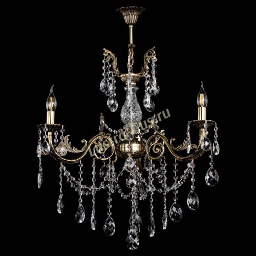 Люстра бронзовая Кассандра Алфея №3/1 баден в Новосибирске Гусь Хрустальный