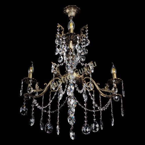 Люстра бронзовая Кассандра Алфея №3/1 баден в Новосибирске Гусь Хрустальный