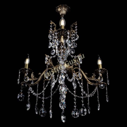 Люстра бронзовая Кассандра Алфея №3/1 баден в Новосибирске Гусь Хрустальный