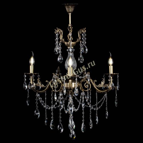 Люстра бронзовая Кассандра Алфея №3/1 журавлик в Новосибирске Гусь Хрустальный