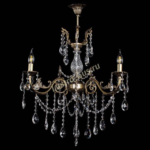 Люстра бронзовая Кассандра Алфея №3/1 журавлик в Новосибирске Гусь Хрустальный