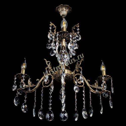 Люстра бронзовая Кассандра Алфея №3/2 баден в Новосибирске Гусь Хрустальный