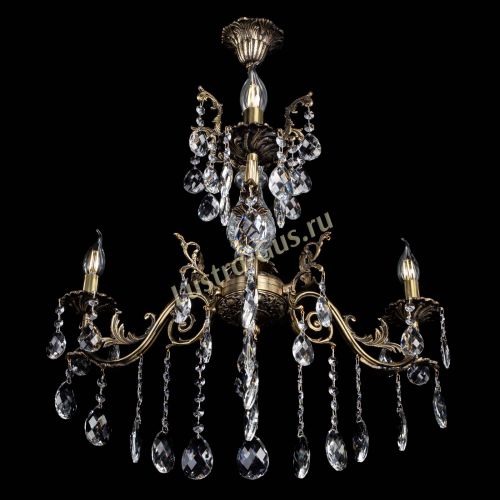 Люстра бронзовая Кассандра Алфея №3/2 баден в Новосибирске Гусь Хрустальный