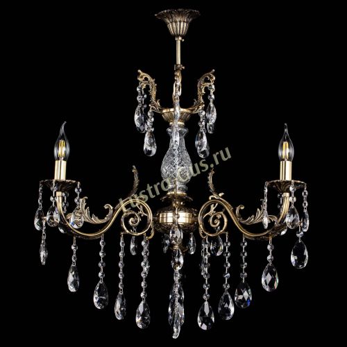 Люстра бронзовая Кассандра Алфея №3/2 журавлик в Новосибирске Гусь Хрустальный