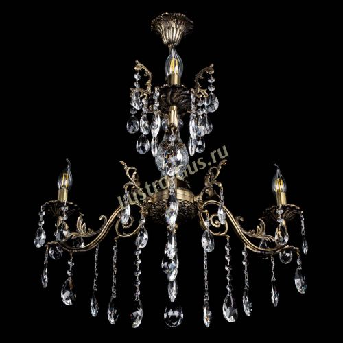 Люстра бронзовая Кассандра Алфея №3/2 журавлик в Новосибирске Гусь Хрустальный