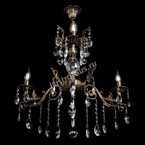 Люстра бронзовая Кассандра Алфея №3/2 журавлик в Новосибирске Гусь Хрустальный