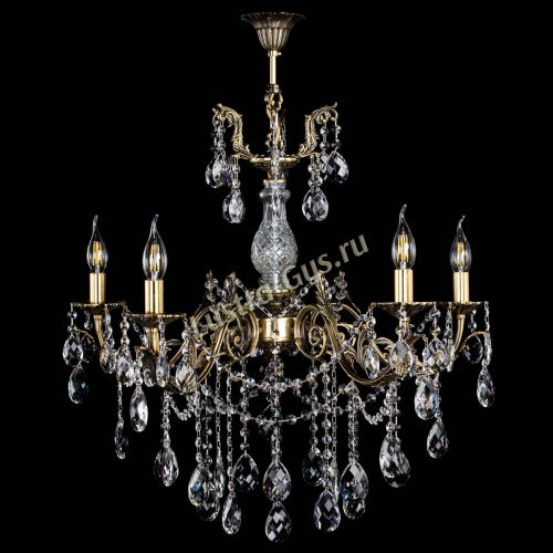 Люстра бронзовая Кассандра Алфея №5/1 баден в Новосибирске Гусь Хрустальный