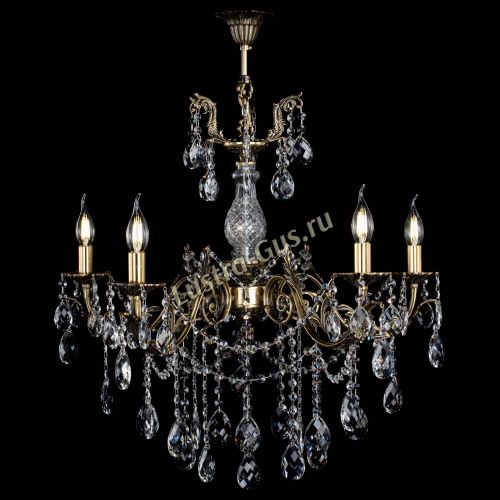 Люстра бронзовая Кассандра Алфея №5/1 баден в Новосибирске Гусь Хрустальный