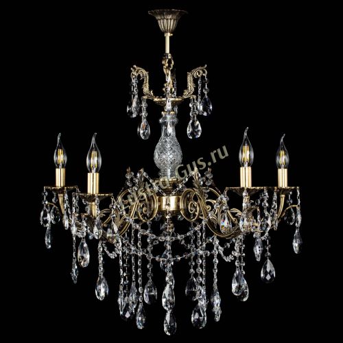 Люстра бронзовая Кассандра Алфея №5/1 журавлик в Новосибирске Гусь Хрустальный