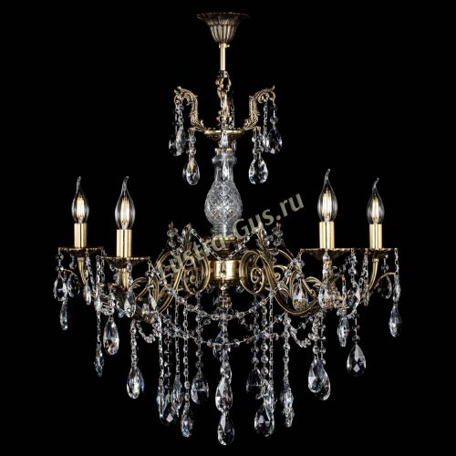 Люстра бронзовая Кассандра Алфея №5/1 журавлик в Новосибирске Гусь Хрустальный