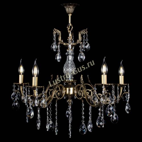 Люстра бронзовая Кассандра Алфея №5/2 баден в Новосибирске Гусь Хрустальный