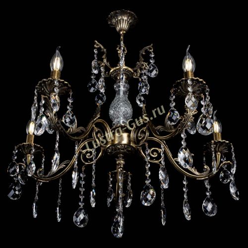 Люстра бронзовая Кассандра Алфея №5/2 баден в Новосибирске Гусь Хрустальный