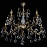 Люстра бронзовая Кассандра Алфея №5/2 шар в Новосибирске