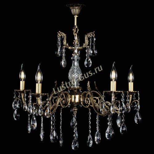 Люстра бронзовая Кассандра Алфея №5/2 журавлик в Новосибирске Гусь Хрустальный