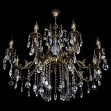 Люстра бронзовая Кассандра Алфея №8/2 звездочка в Новосибирске