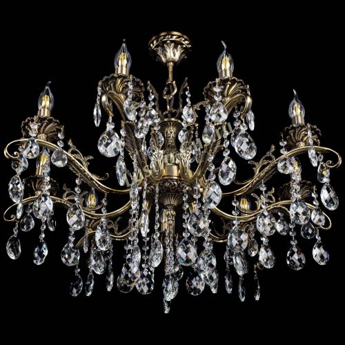 Люстра бронзовая Милана №9/2 баден в Новосибирске Гусь Хрустальный