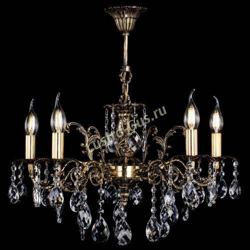 Люстра бронзовая Муза №5/2 баден в Новосибирске Гусь Хрустальный