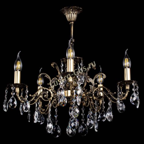 Люстра бронзовая Муза №5/2 баден в Новосибирске Гусь Хрустальный