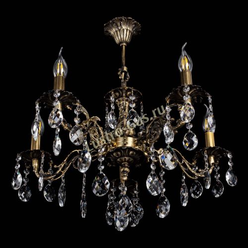 Люстра бронзовая Муза №5/2 баден в Новосибирске Гусь Хрустальный