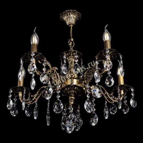 Люстра бронзовая Муза №5/2 баден в Новосибирске Гусь Хрустальный