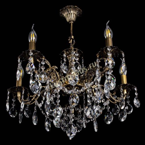 Люстра бронзовая Муза №5 баден в Новосибирске Гусь Хрустальный