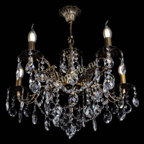 Люстра бронзовая Муза №5 баден в Новосибирске Гусь Хрустальный