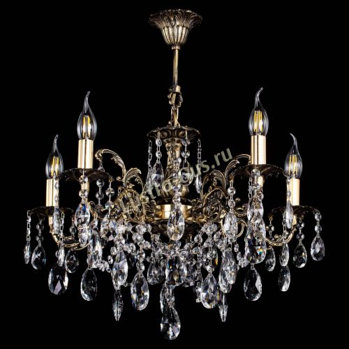 Люстра бронзовая Муза №5 журавлик в Новосибирске Гусь Хрустальный