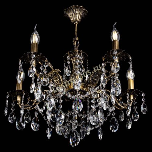 Люстра бронзовая Муза №5 журавлик в Новосибирске Гусь Хрустальный