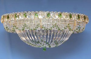 Люстра Кольцо 1000 мм Купол цветная в Новосибирске отзыв и фото покупателя