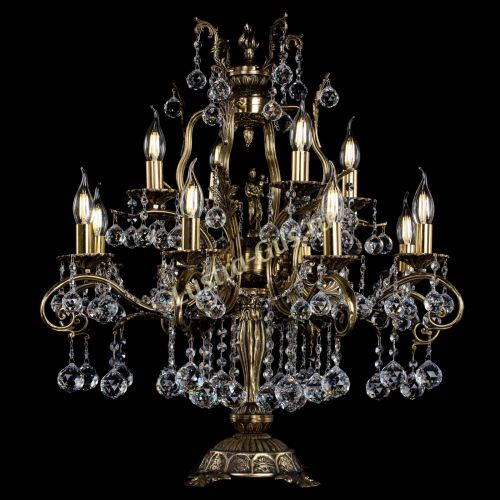 Настольная лампа Алфея №12 Шар в Новосибирске Гусь Хрустальный