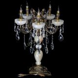 Настольная лампа Антик №5 с камнем в Новосибирске