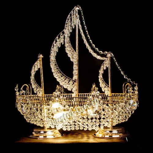 Настольная лампа Каравелла в Новосибирске Гусь Хрустальный