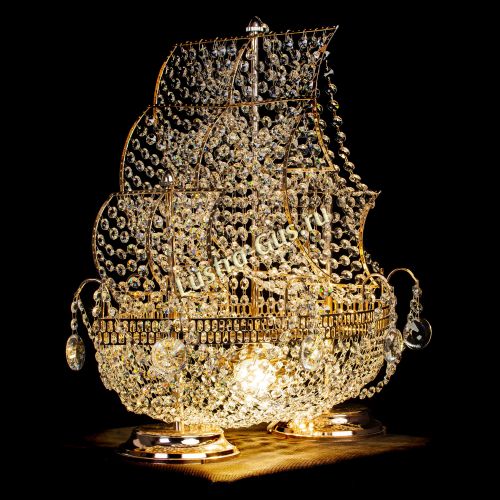 Настольная лампа Каравелла в Новосибирске Гусь Хрустальный