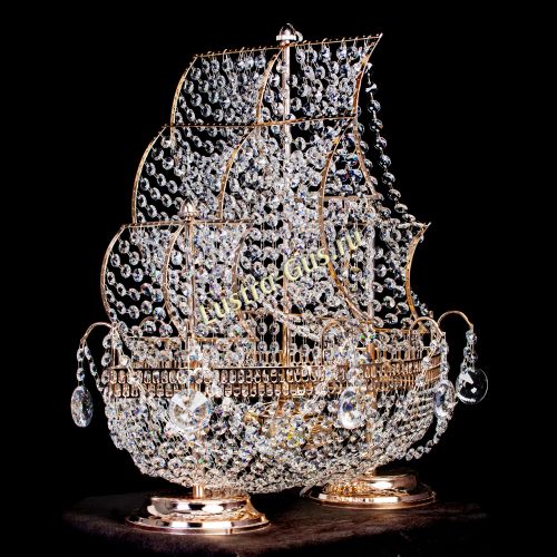 Настольная лампа Каравелла в Новосибирске Гусь Хрустальный