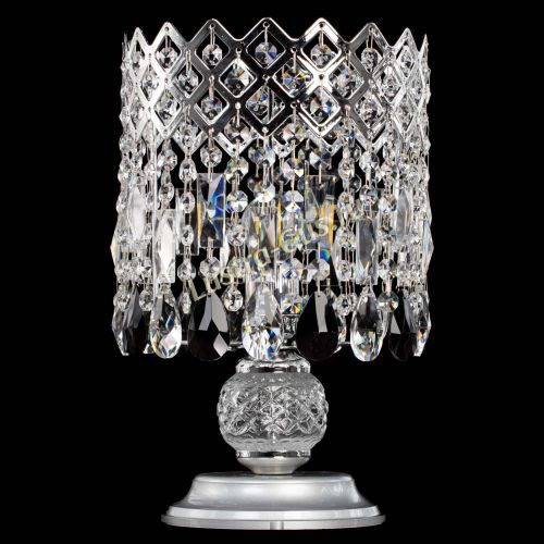 Настольная лампа Корона №1 черная в Новосибирске Гусь Хрустальный
