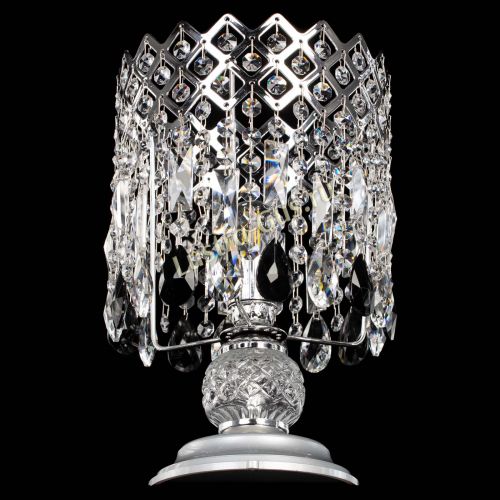 Настольная лампа Корона №1 черная в Новосибирске Гусь Хрустальный