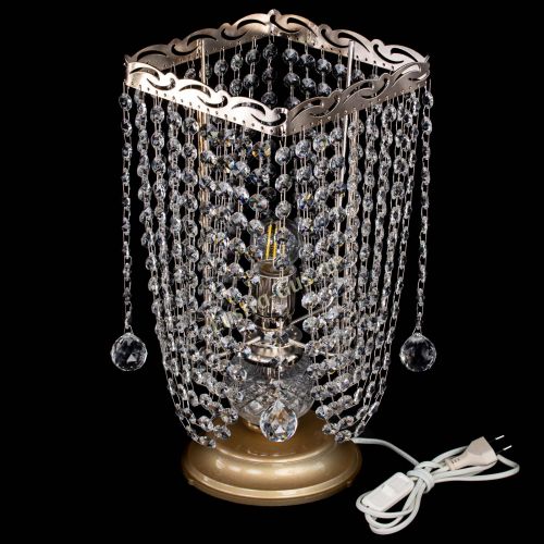 Настольная лампа Квадрат лепестки в Новосибирске Гусь Хрустальный