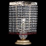 Настольная лампа Квадрат оптикон №1 красная в Новосибирске