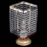 Настольная лампа Квадрат оптикон №1 красная в Новосибирске