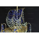 Люстра Корвет 1 ламповый синий в Новосибирске