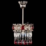 Люстра Астра пластинка №1 красная в Новосибирске