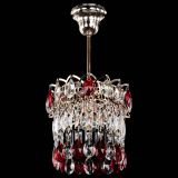 Люстра Астра пластинка №1 красная в Новосибирске