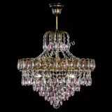 Люстра Грация №5 с подвесом под бронзу Розовая в Новосибирске