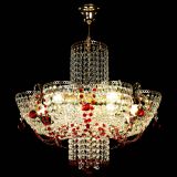 Люстра Камея №6 подвесная красная в Новосибирске