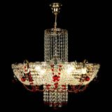 Люстра Камея №6 подвесная красная в Новосибирске