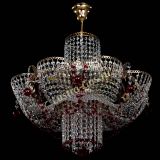 Люстра Камея №6 подвесная красная в Новосибирске