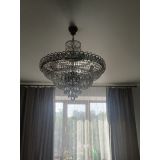 Люстра Хрустальный Каскад №8 с подвесом под бронзу в Новосибирске