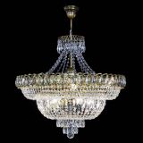 Люстра Хрустальный Каскад №8 с подвесом под бронзу в Новосибирске