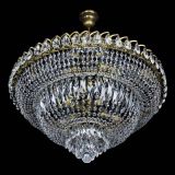 Люстра Хрустальный Каскад №8 с подвесом под бронзу в Новосибирске