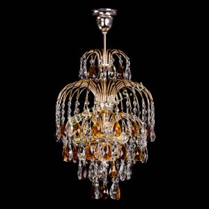 Люстра Хрустальные брызги с подвесом журавлик чайная в Новосибирске отзыв и фото покупателя